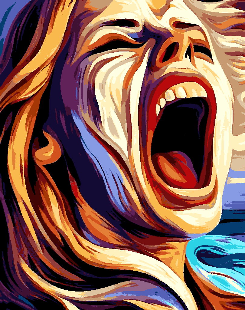 The Scream (4) - Van-Go Paint-By-Number Kit