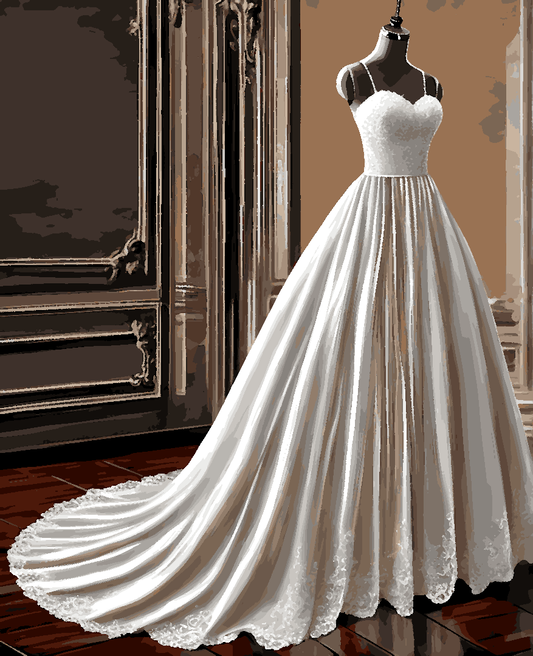 Wedding dress (3) - Van-Go Paint-By-Number Kit