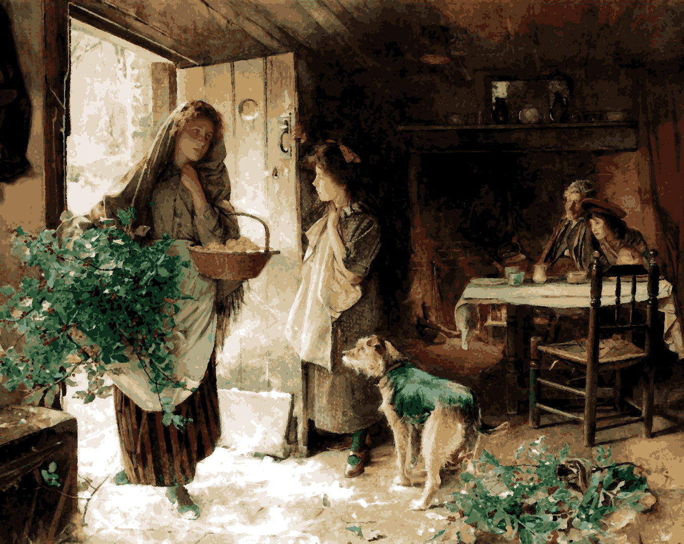 Christmas Eve by Carlton Alfred Smith - Van-Go Paint-By-Number Kit