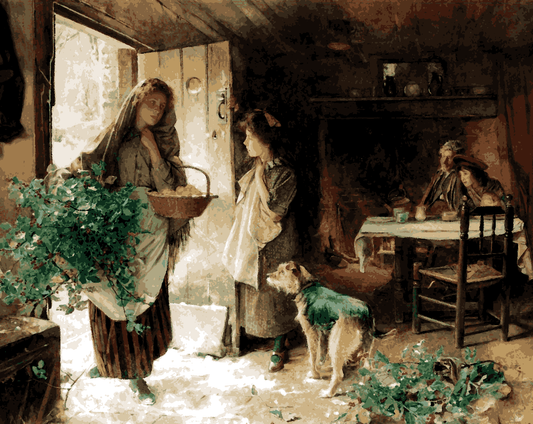 Christmas Eve by Carlton Alfred Smith - Van-Go Paint-By-Number Kit