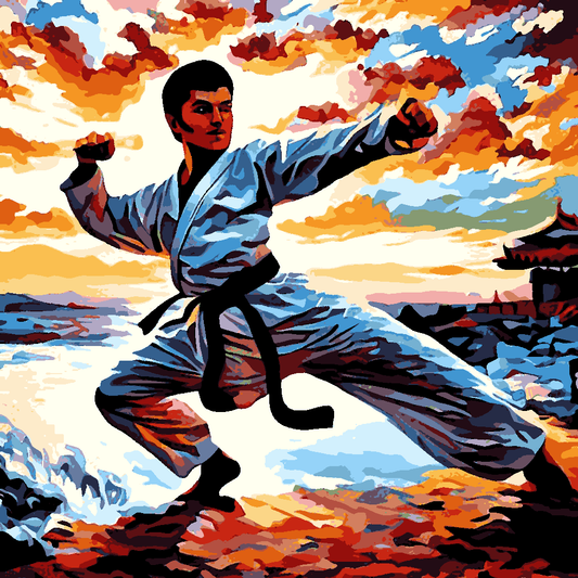 Martial Arts Collection (2) - Van-Go Paint-By-Number Kit