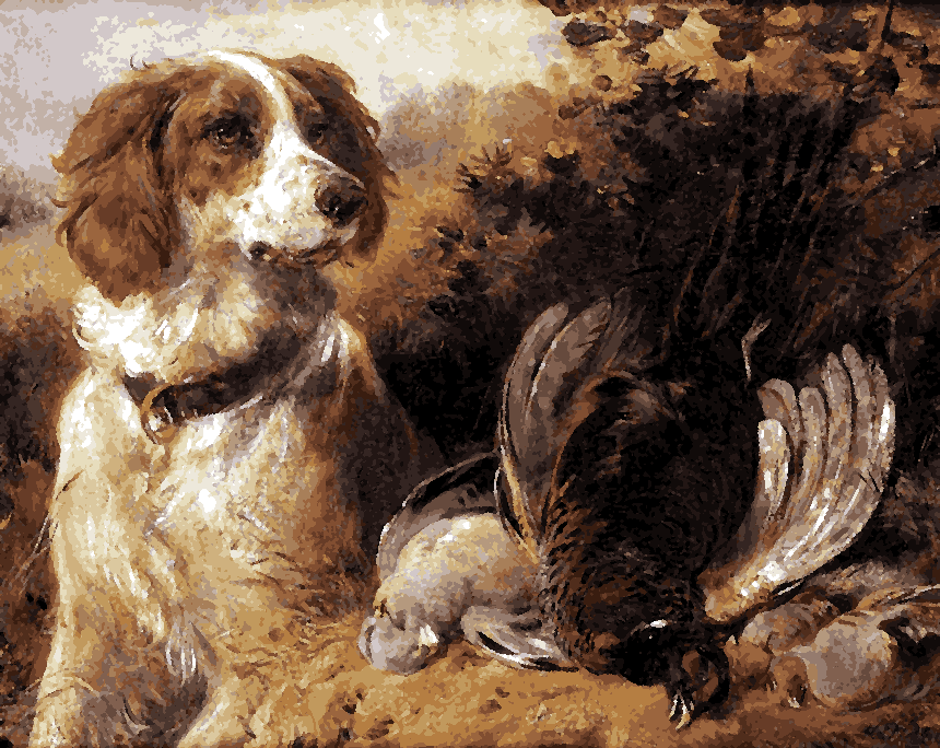 Cocker Spaniel by James Hardy junior - Van-Go Paint-By-Number Kit