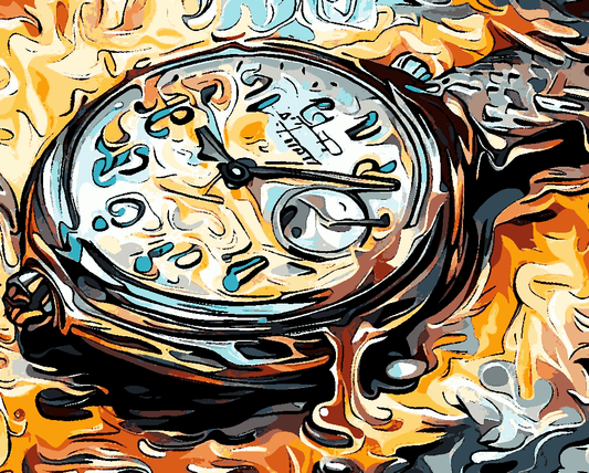 Melting Watch - Van-Go Paint-By-Number Kit