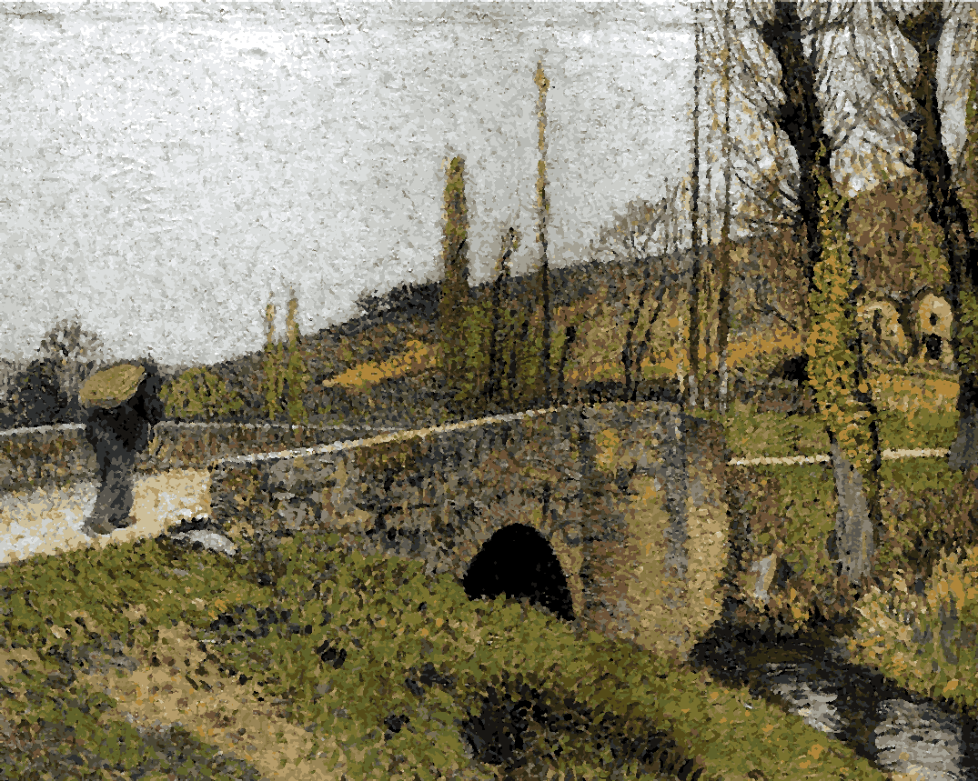 A Little Bridge by Henri Martin - Van-Go Paint-By-Number Kit