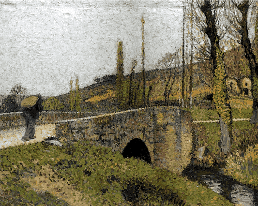 A Little Bridge by Henri Martin - Van-Go Paint-By-Number Kit