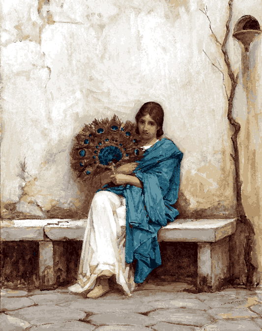 Day Dreams by John William Waterhouse - Van-Go Paint-By-Number Kit