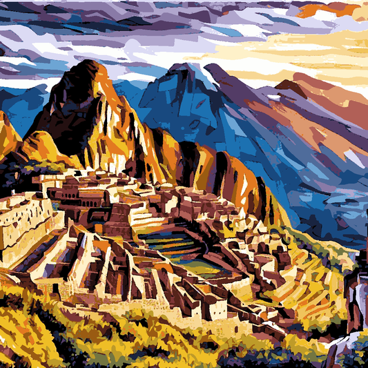 Machu Picchu Collection (4) - Van-Go Paint-By-Number Kit
