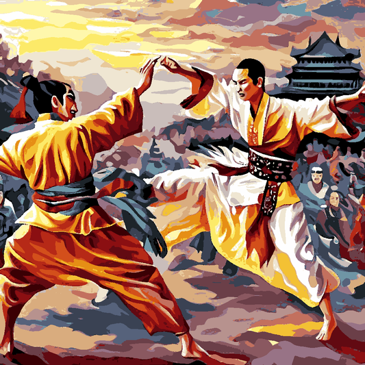 Shaolin kung fu (5) - Van-Go Paint-By-Number Kit