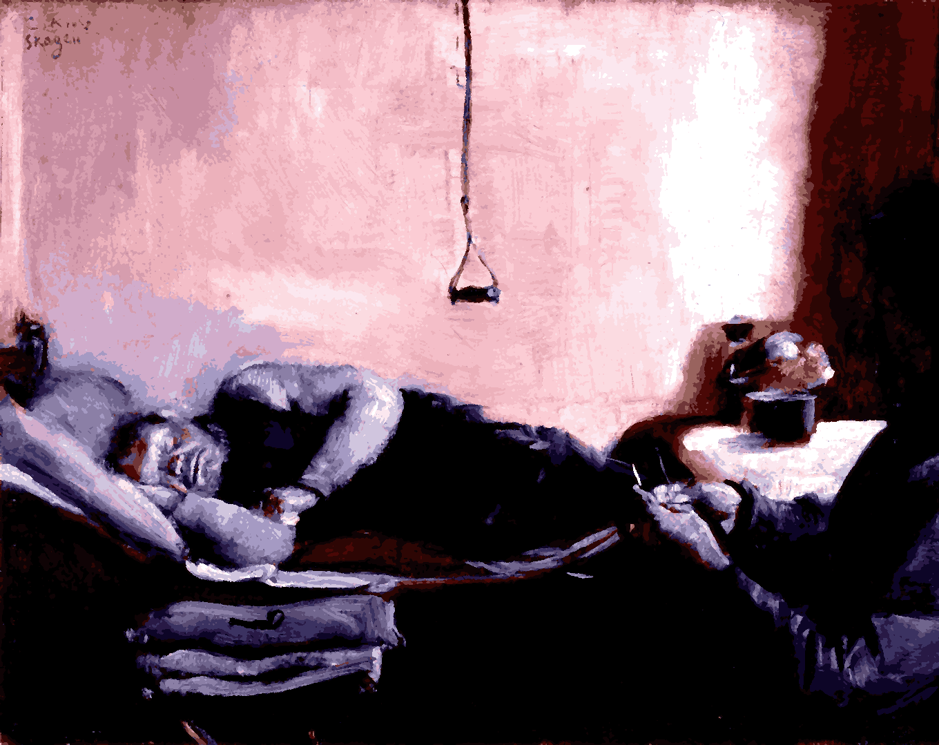 An Afternoon Nap by Christian Krohg - Van-Go Paint-By-Number Kit