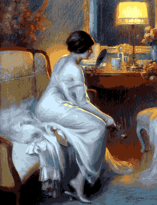 A fair reflection by Delphin Enjolras - Van-Go Paint-By-Number Kit