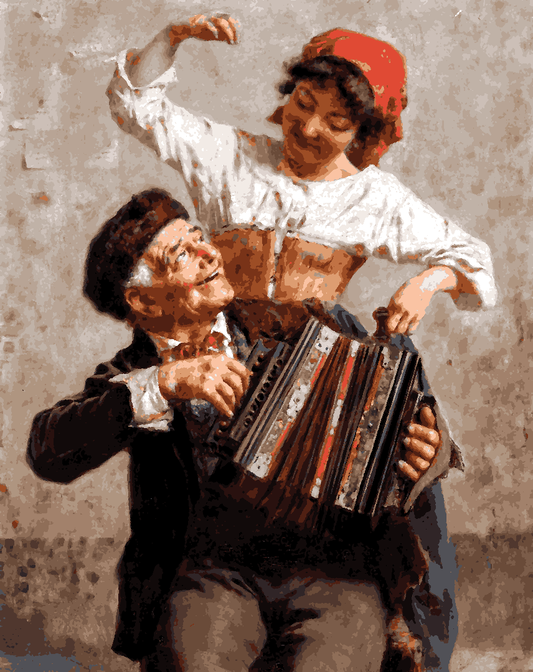 Dancing Serenade by Eugenio Zampighi - Van-Go Paint-By-Number Kit