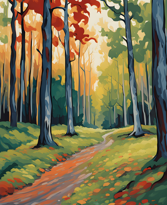 A Forest Glade (2) - Van-Go Paint-By-Number Kit