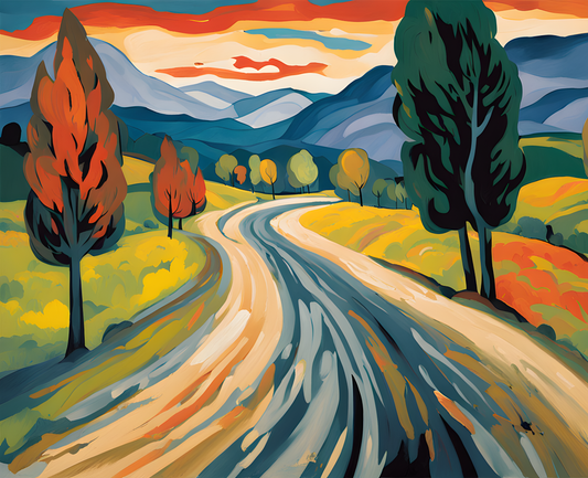 Turn In The Road (1) - Van-Go Paint-By-Number Kit