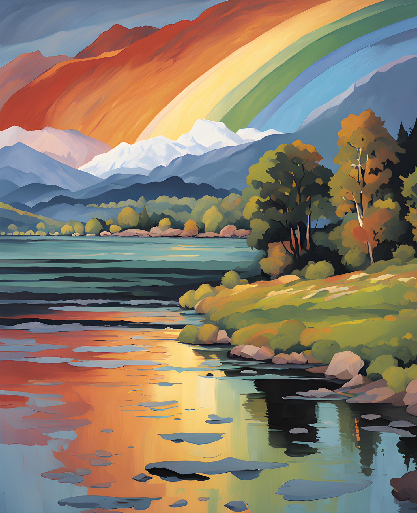 Rainbow (2) - Van-Go Paint-By-Number Kit