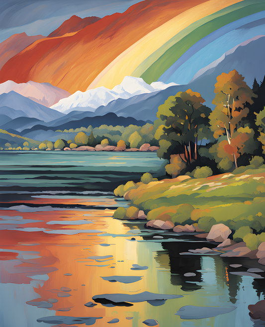 Rainbow (2) - Van-Go Paint-By-Number Kit