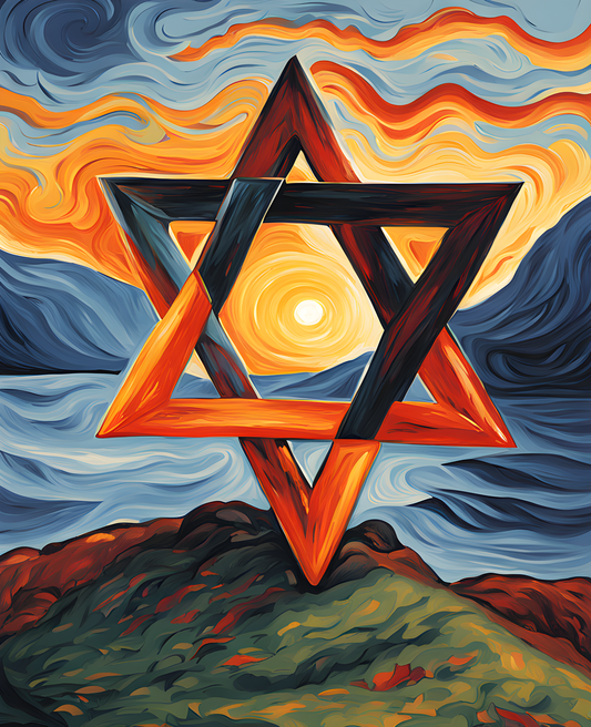 Star of David (6) - Van-Go Paint-By-Number Kit