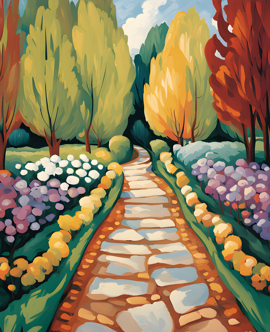 The Garden Path (2) - Van-Go Paint-By-Number Kit