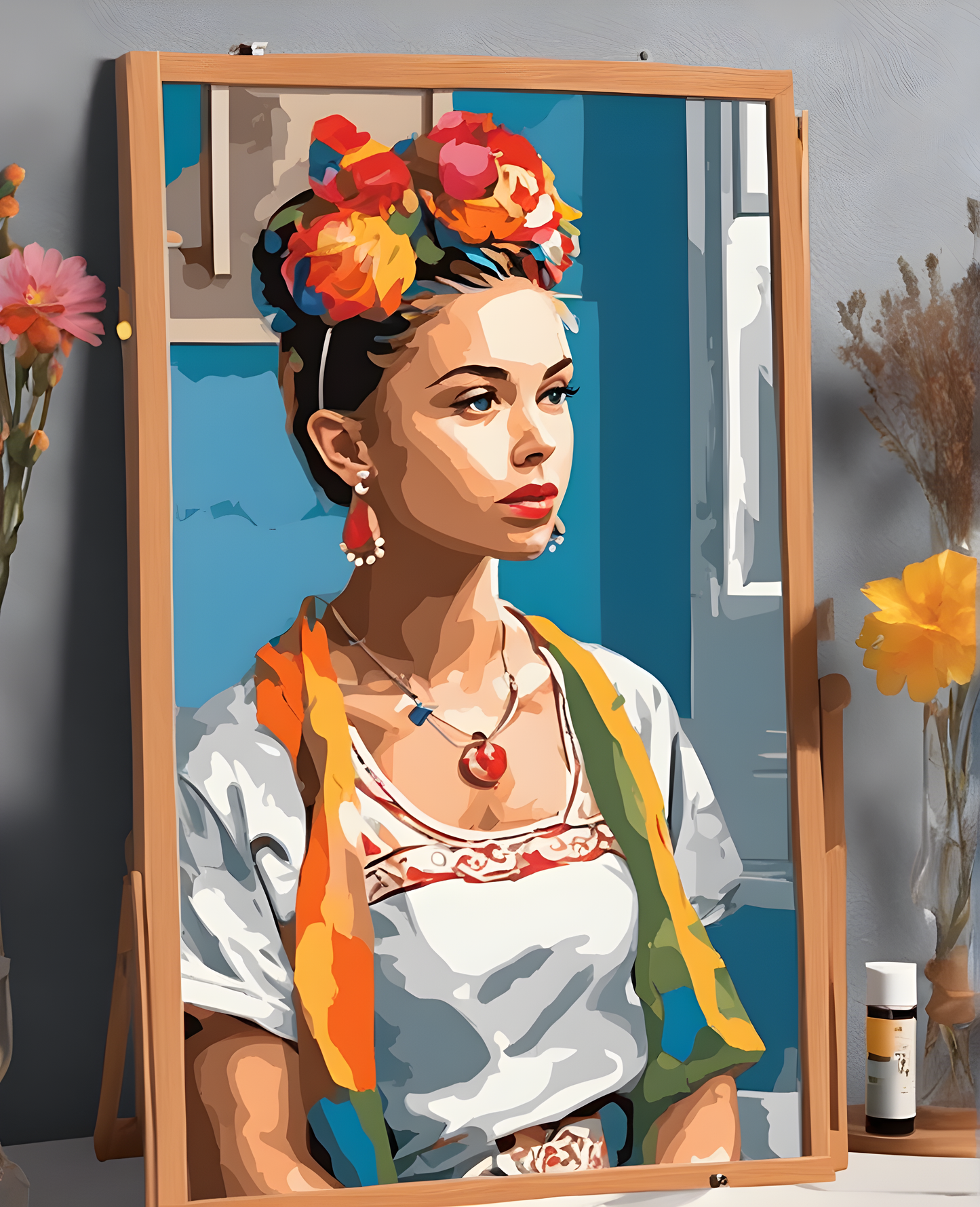 Girl Before A Mirror (1) - Van-Go Paint-By-Number Kit