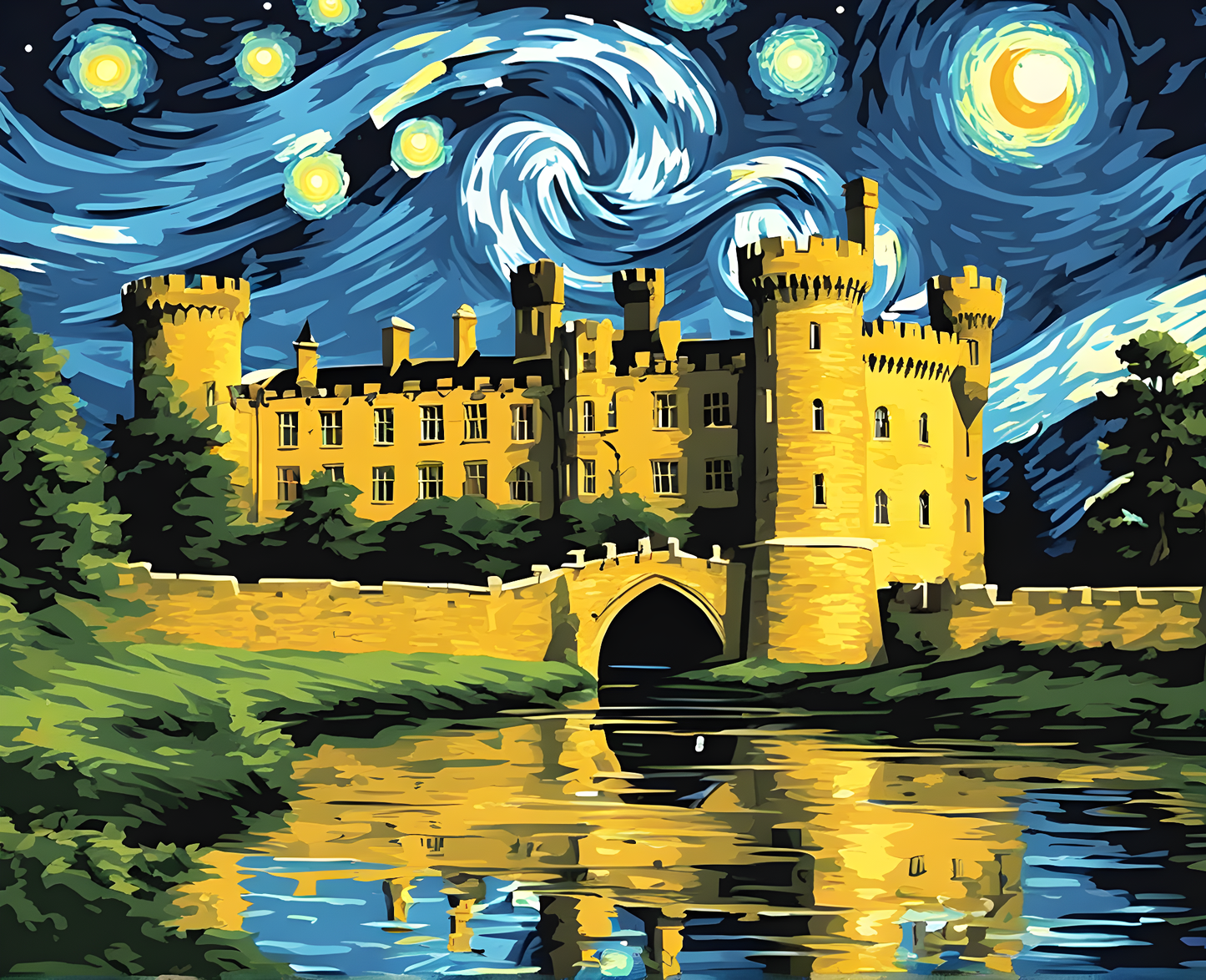 Castles OD - Kilkenny Castle, Ireland (39) - Van-Go Paint-By-Number Kit