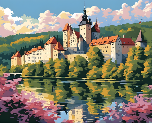 Castles OD - Loket Castle, Czech Republic (23) - Van-Go Paint-By-Number Kit
