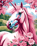 Pinkish Unicorn Horse (1) - Van-Go Paint-By-Number Kit