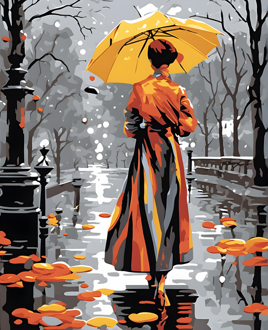 Rain's Rustle in the Park (1) - Van-Go Paint-By-Number Kit