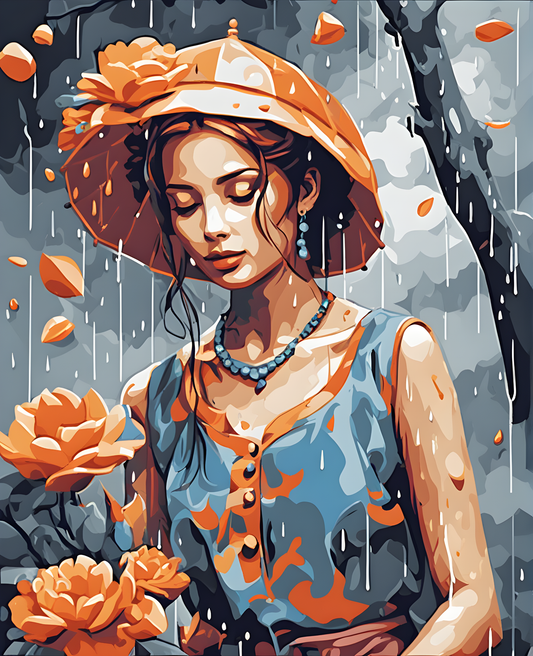 Rainy day (2) - Van-Go Paint-By-Number Kit