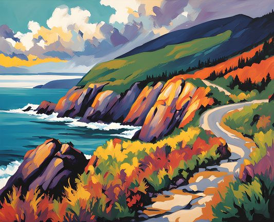 Canada Great Places (56) - Coastal Odyssey, Cabot Trail - Van-Go Paint-By-Number Kit