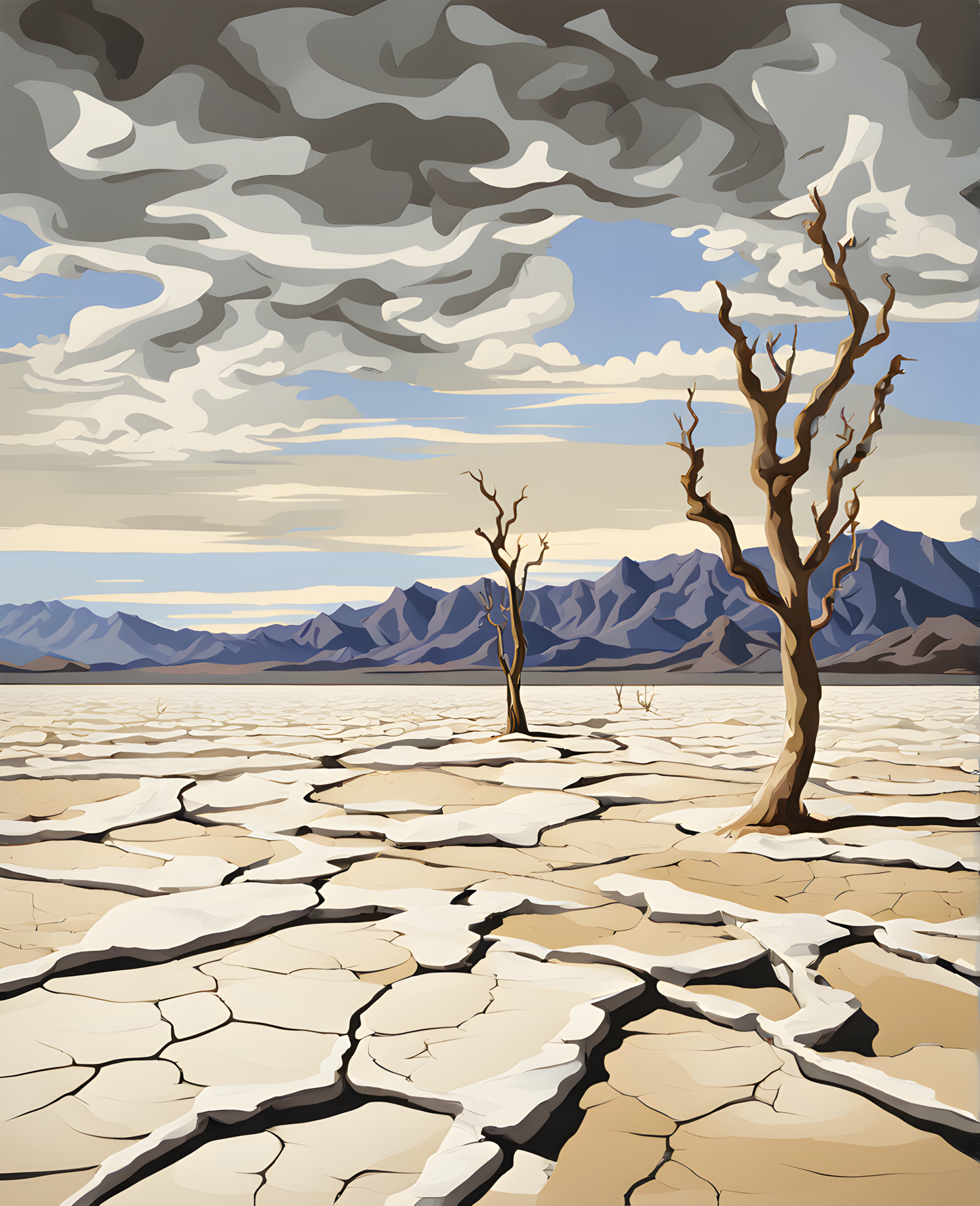 USA Great Places (278) - Death Valley, California - Van-Go Paint-By-Number Kit