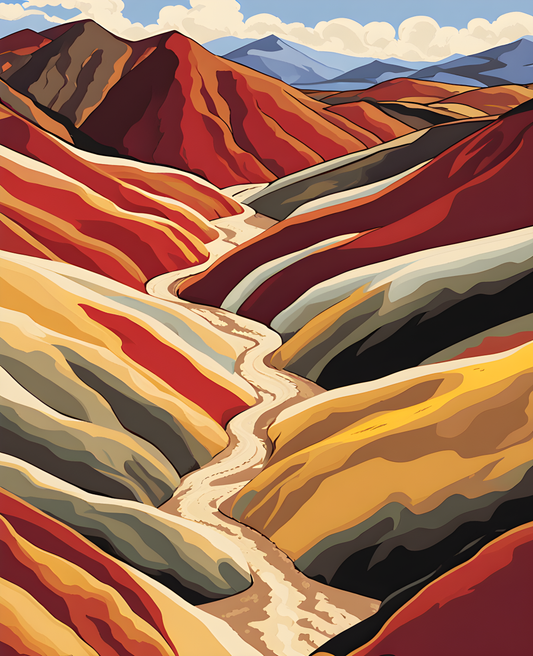 USA Great Places (173) - John Day, Oregon - Van-Go Paint-By-Number Kit