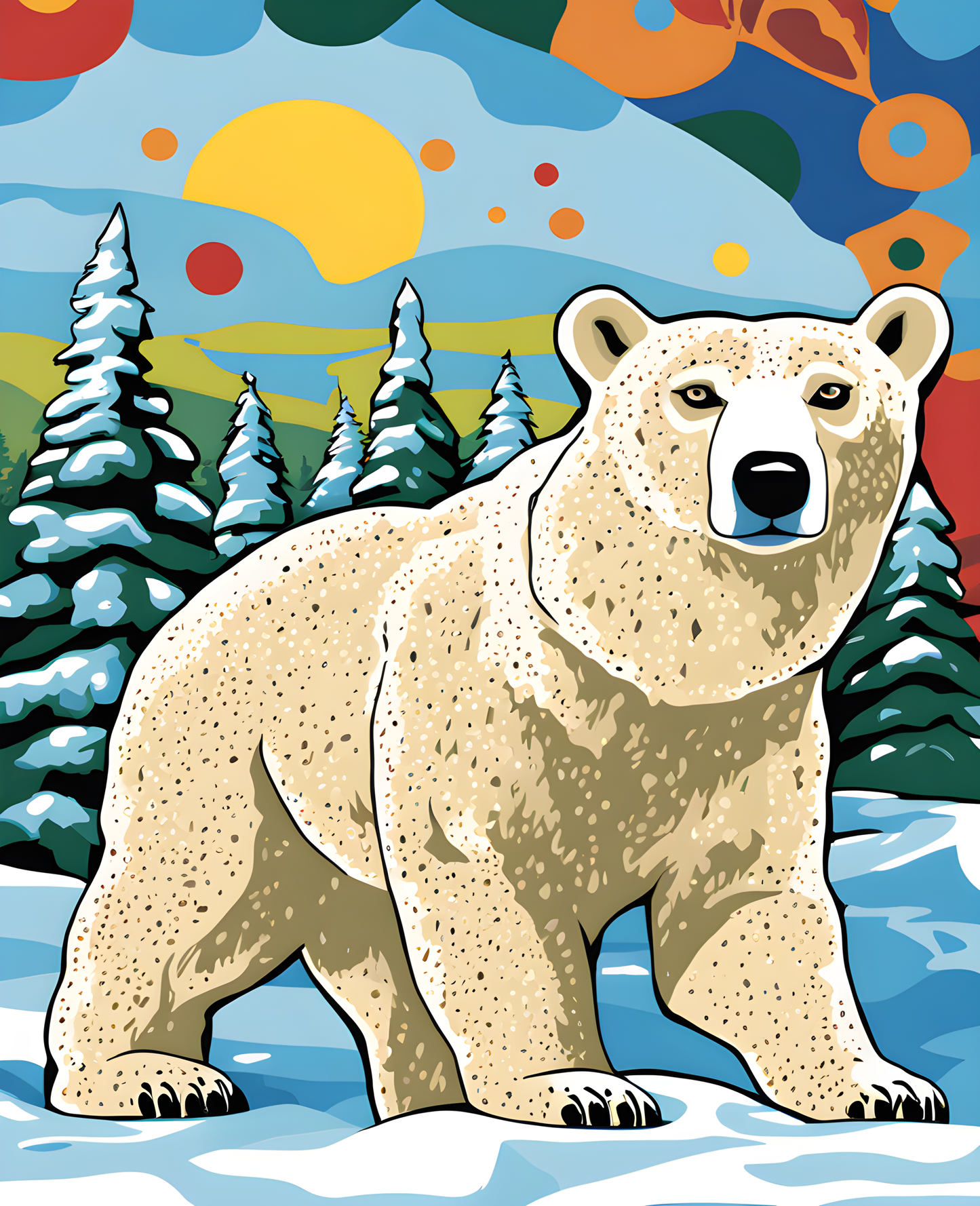 Canada Great Places (114) - Arctic Wonders, Wapusk National Park, Manitoba - Van-Go Paint-By-Number Kit