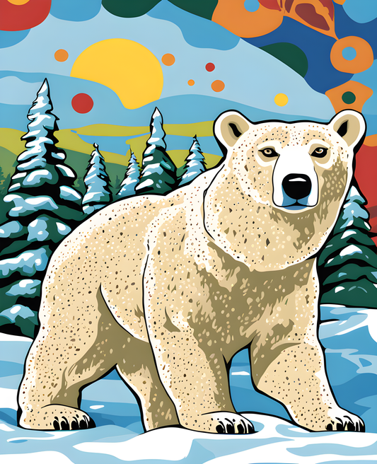 Canada Great Places (114) - Arctic Wonders, Wapusk National Park, Manitoba - Van-Go Paint-By-Number Kit