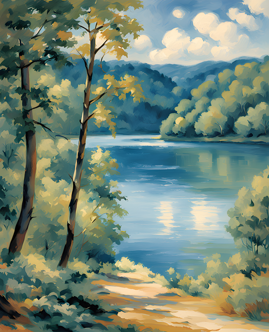 USA Great Places (160) - Lake of the Ozarks - Missouri - Van-Go Paint-By-Number Kit