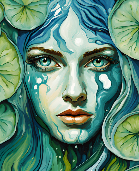 Water Spirit Lady (1) - Van-Go Paint-By-Number Kit