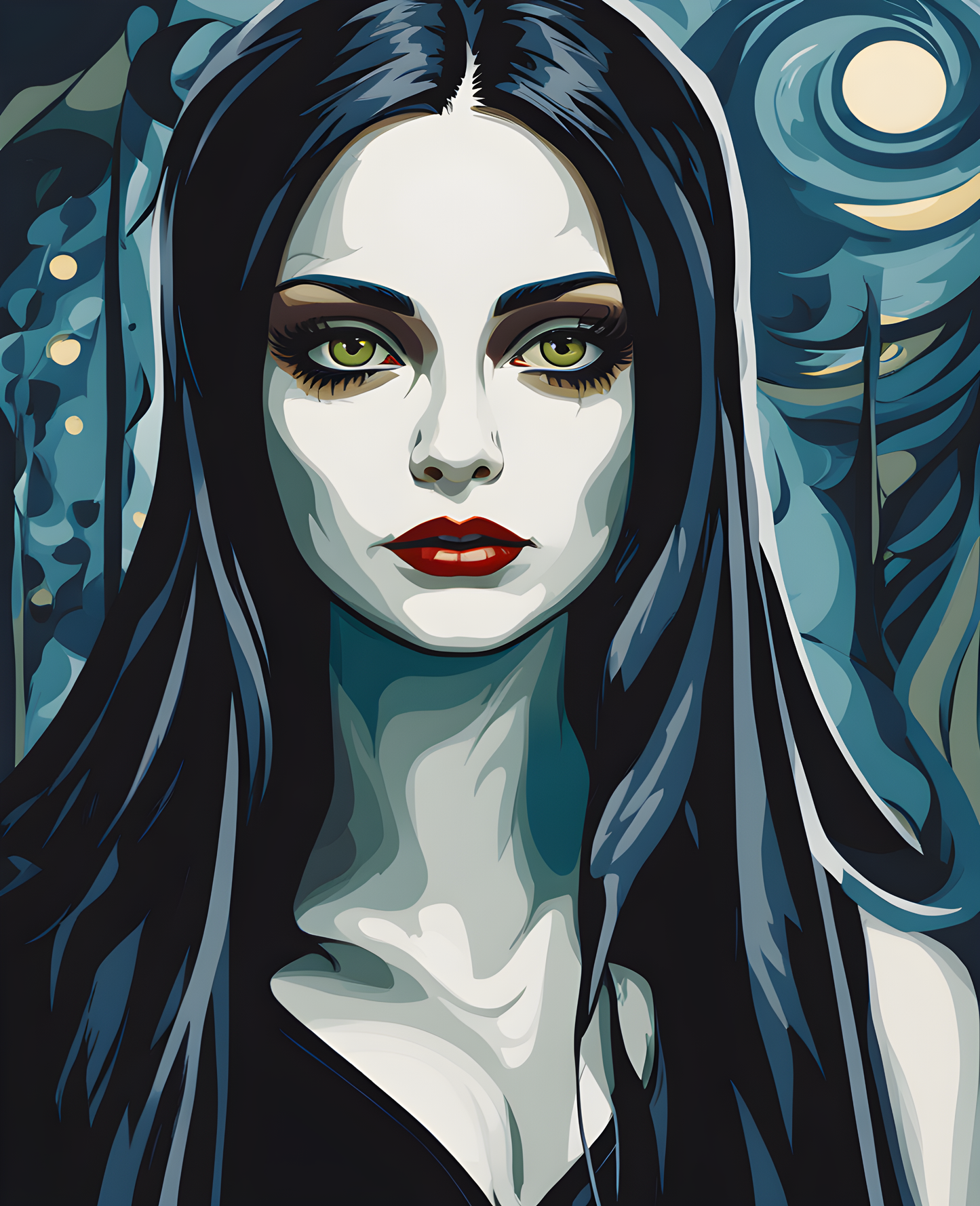 A Gothic Woman (10) - Van-Go Paint-By-Number Kit