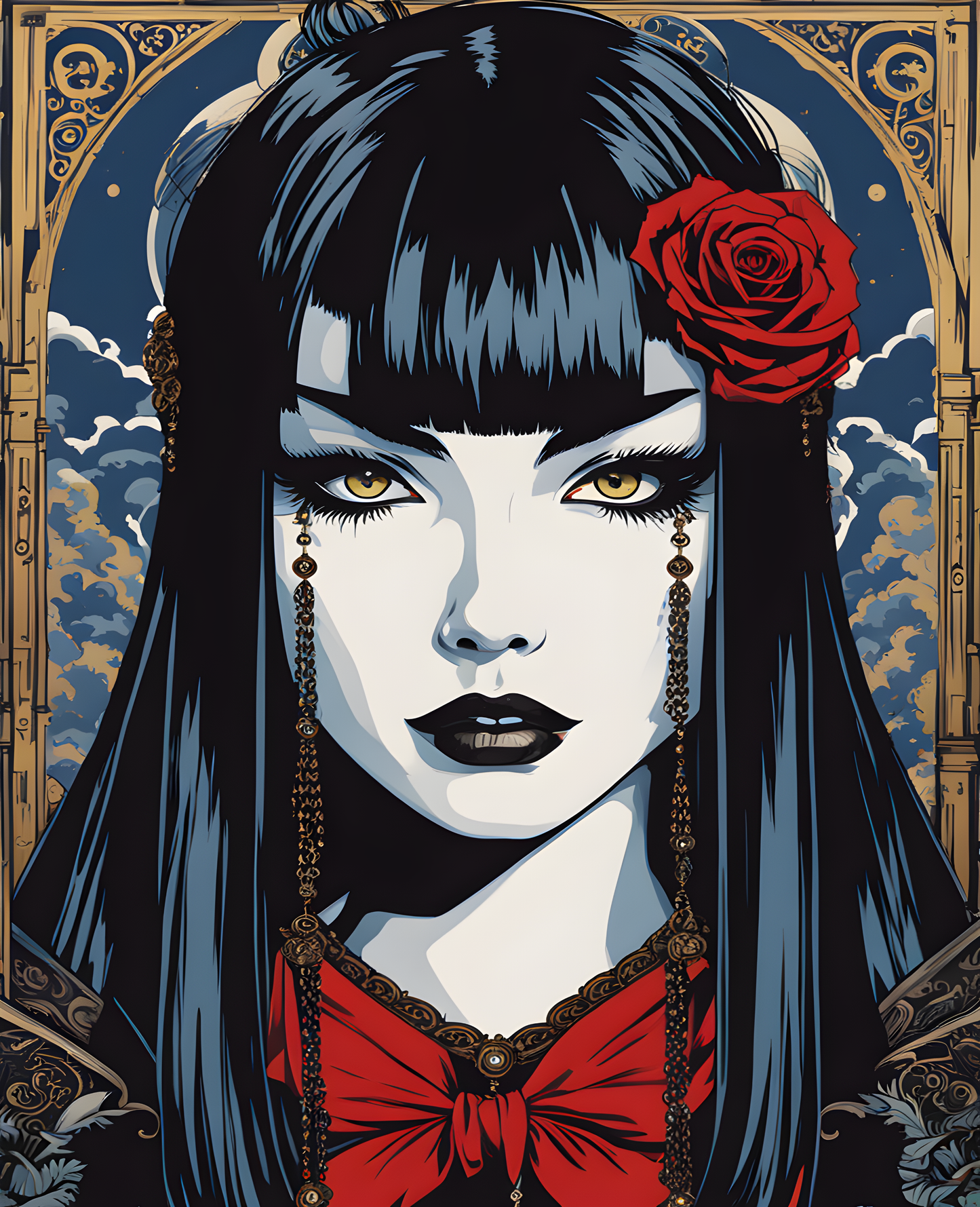 A Gothic Woman (6) - Van-Go Paint-By-Number Kit