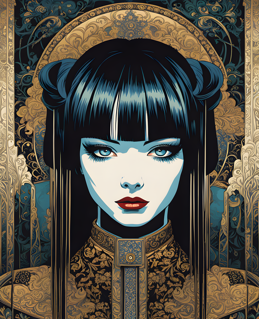 A Gothic Woman (5) - Van-Go Paint-By-Number Kit