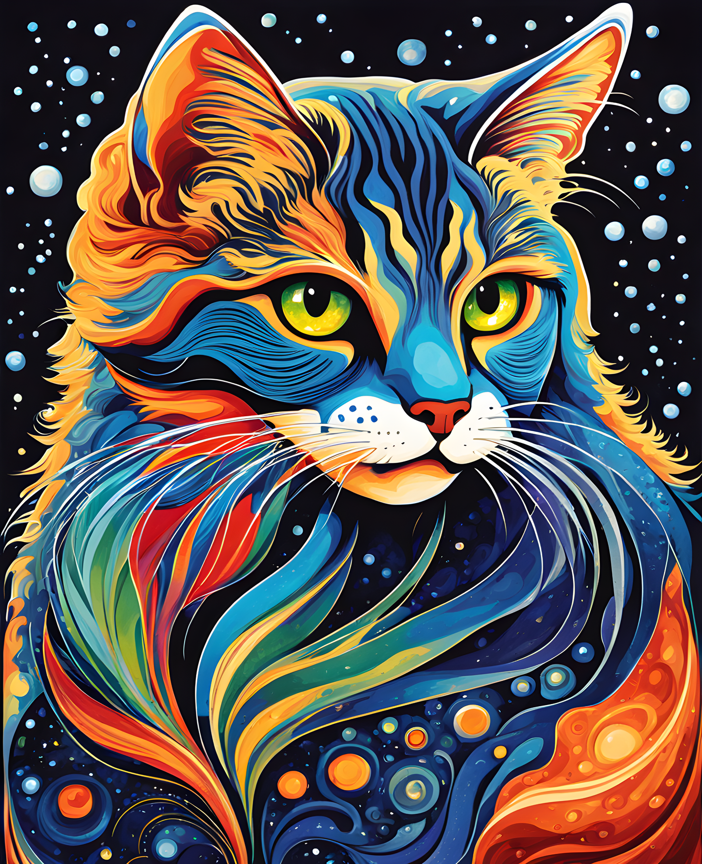 Cosmic Fairy Cat (7) - Van-Go Paint-By-Number Kit