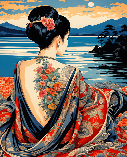 Yakuza girl (6) - Van-Go Paint-By-Number Kit