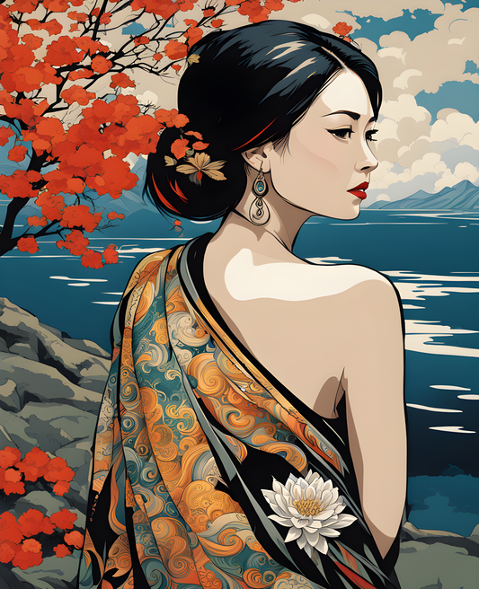 Yakuza girl (7) - Van-Go Paint-By-Number Kit