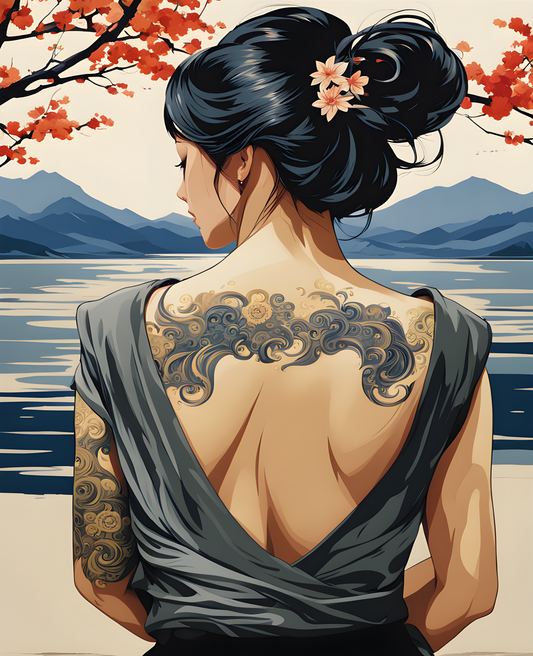 Yakuza girl (8) - Van-Go Paint-By-Number Kit