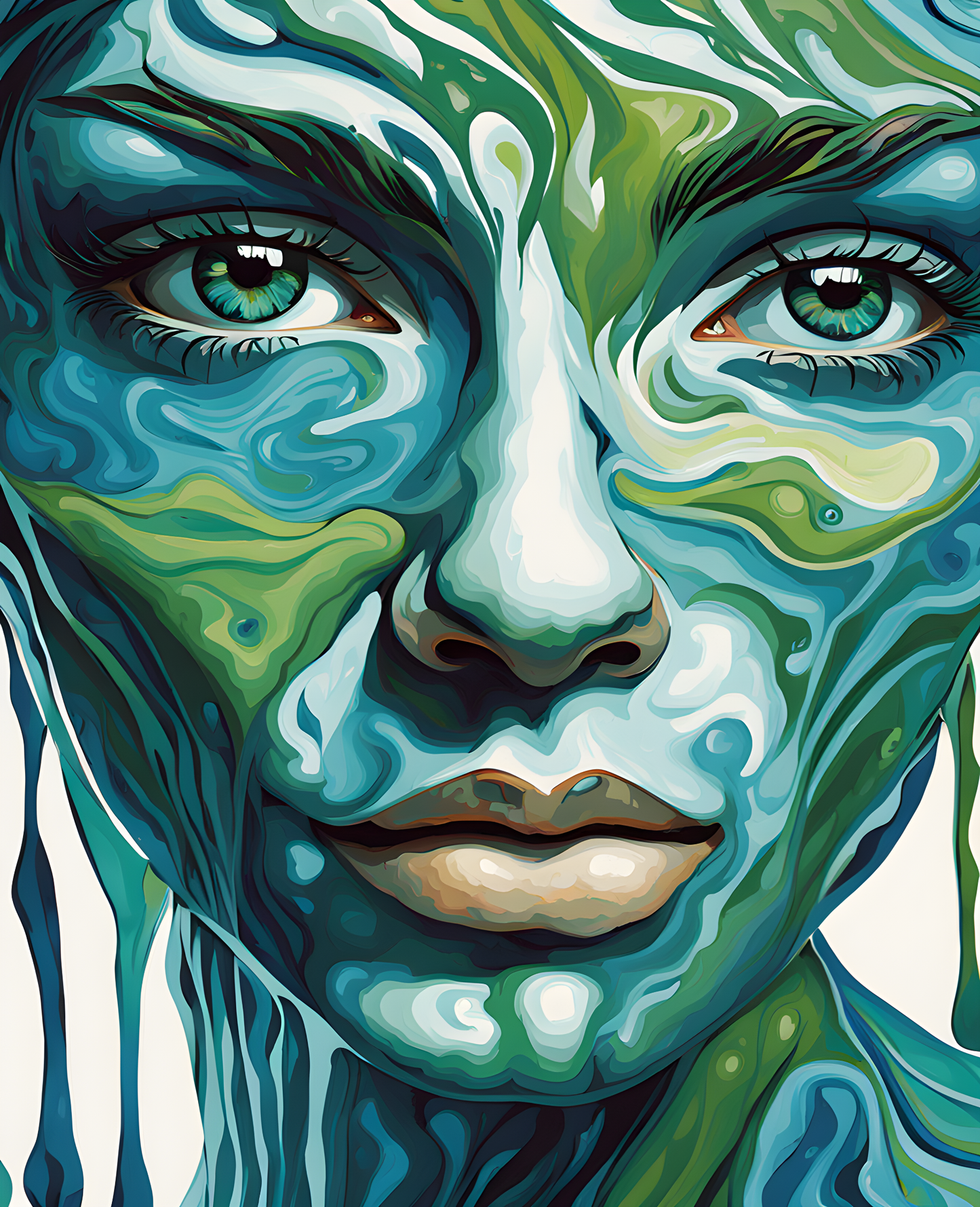 Water Spirit Lady (5) - Van-Go Paint-By-Number Kit