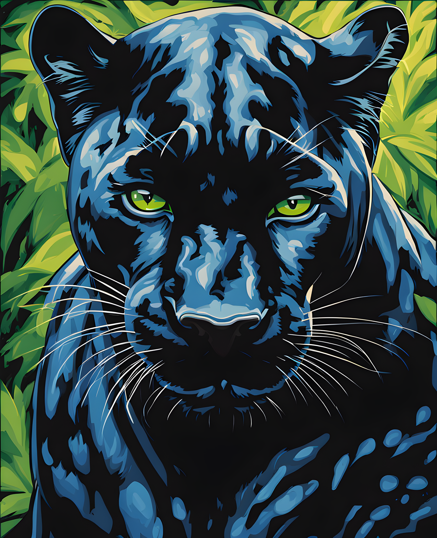 Black Panther - Big Cat (2) - Van-Go Paint-By-Number Kit