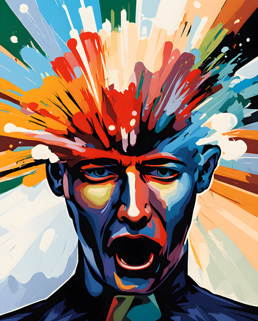 Exploding Head PD (4) - Van-Go Paint-By-Number Kit