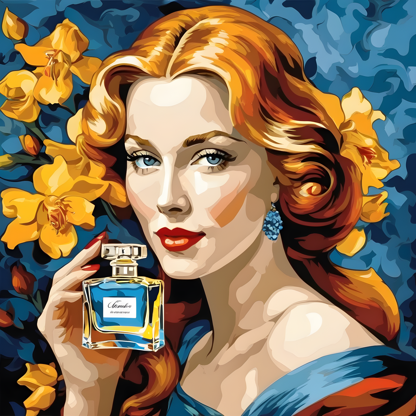 Lady Perfume PD (4) - Van-Go Paint-By-Number Kit