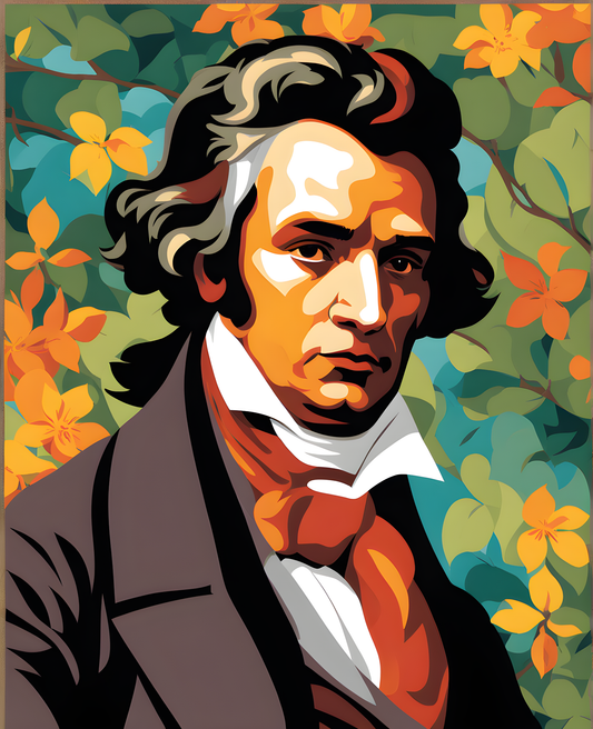 Ludwig Van Beethoven Portrait (3) - Van-Go Paint-By-Number Kit