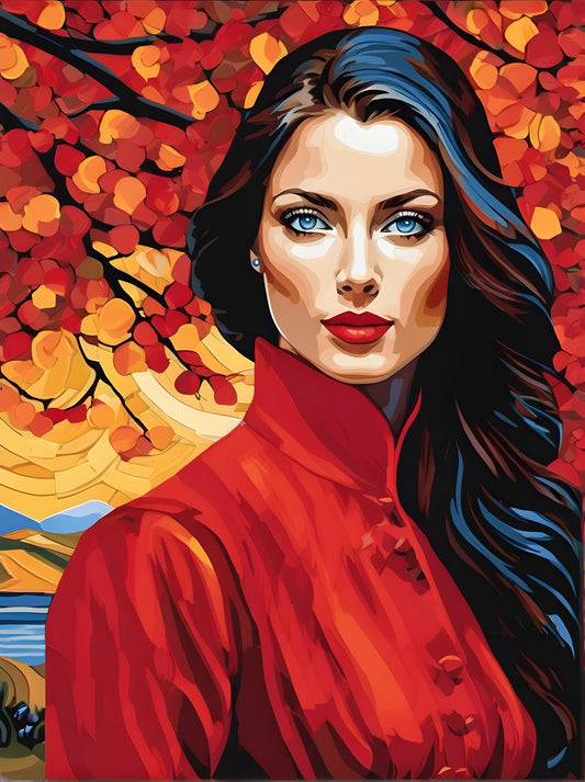 Lady In Red Collection PD (4) - Van-Go Paint-By-Number Kit