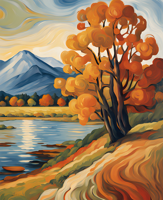 Aura of Autumn (1) - Van-Go Paint-By-Number Kit