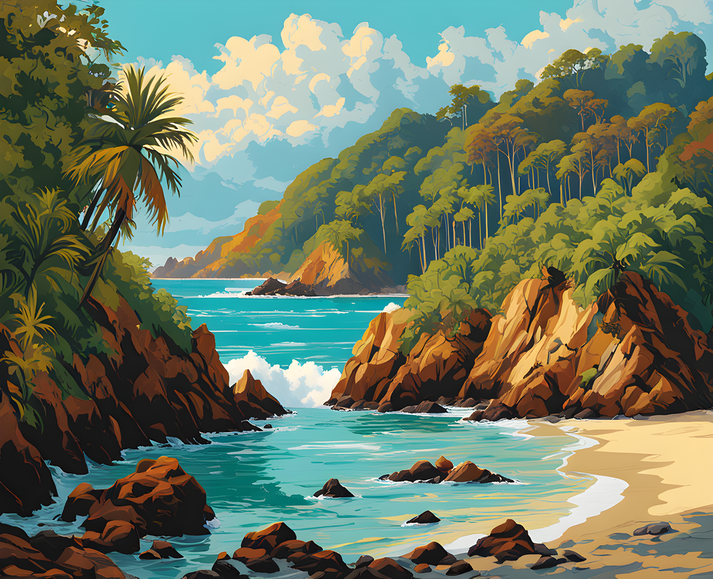 Australia Collection PD (20) - Byron Bay, NSW - Van-Go Paint-By-Number