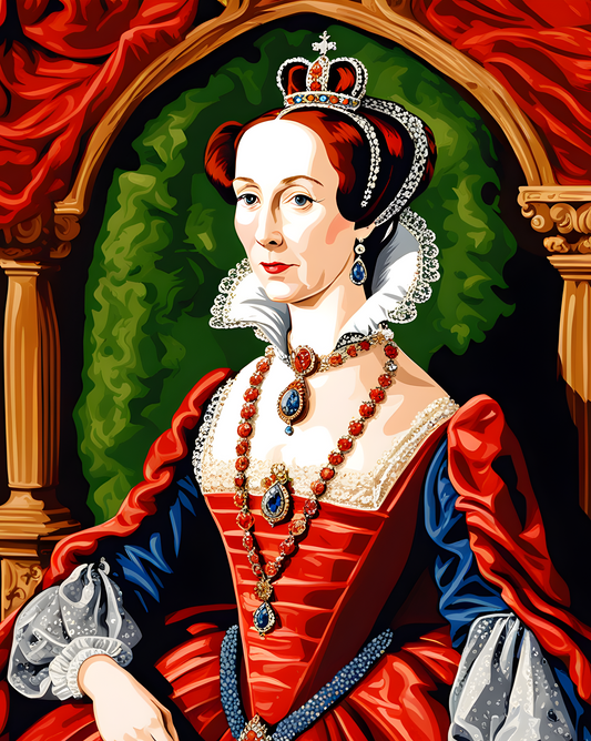 Royal Portrait PD (41) - Catherine Parr, Queen of England - Van-Go Paint-By-Number Kit